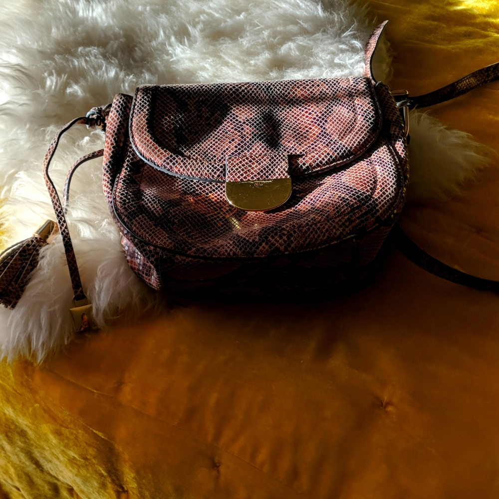 Gill Crossbody snakeskin bag